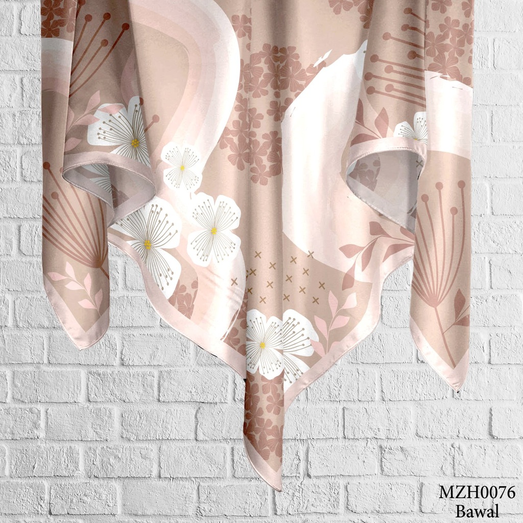 Tudung Bawal (Square Hijab) in MZH0076